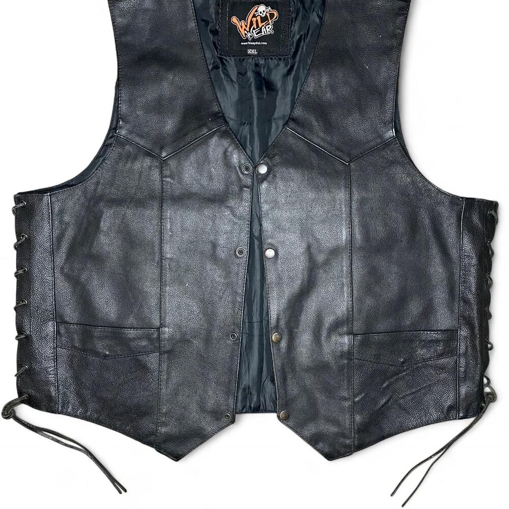 Unbranded Men's Black and Grey Gilet